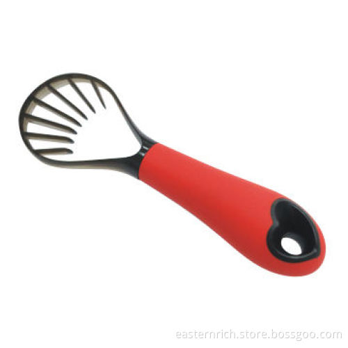 New design PP kiwi fruit cutter, TPR handle
